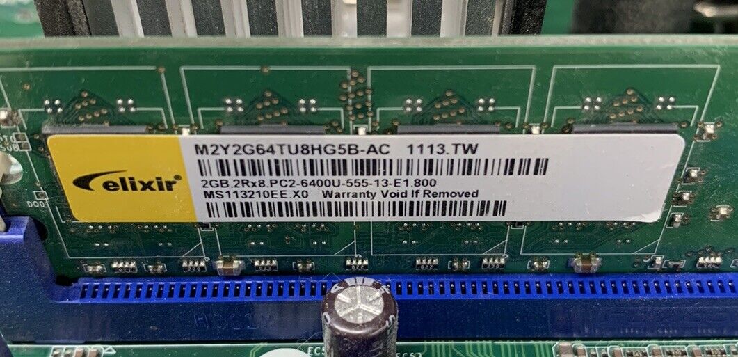 Intel PG41RQ Motherboard Intel Celeron E3300 2.5GHz 2GB RAM w/Shield