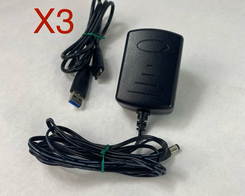 Switching Adapter ADS-25E-12 W/ USB Cable Lot of 3