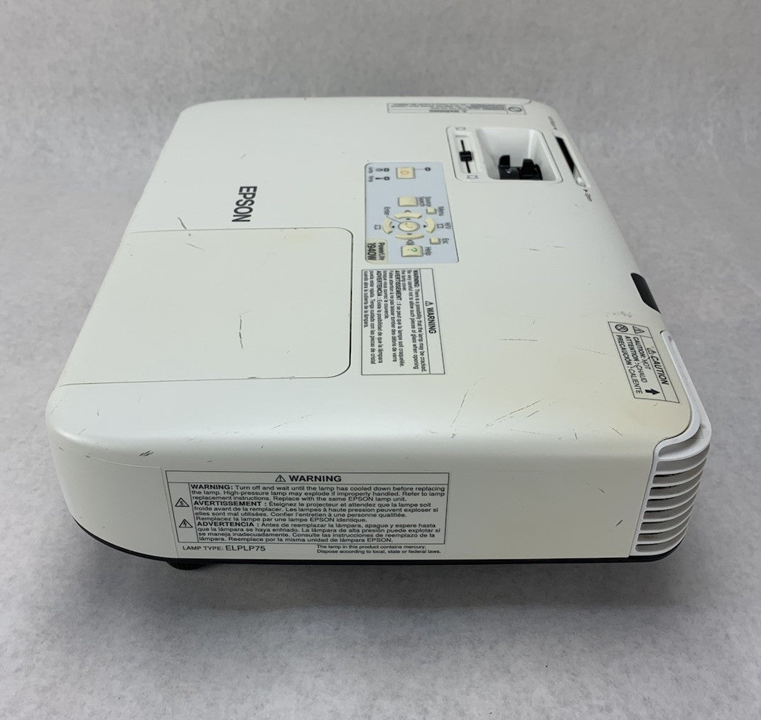 Epson PowerLite 1940W H474A LCD Lamp Projector 2703 Hours - No Remote5