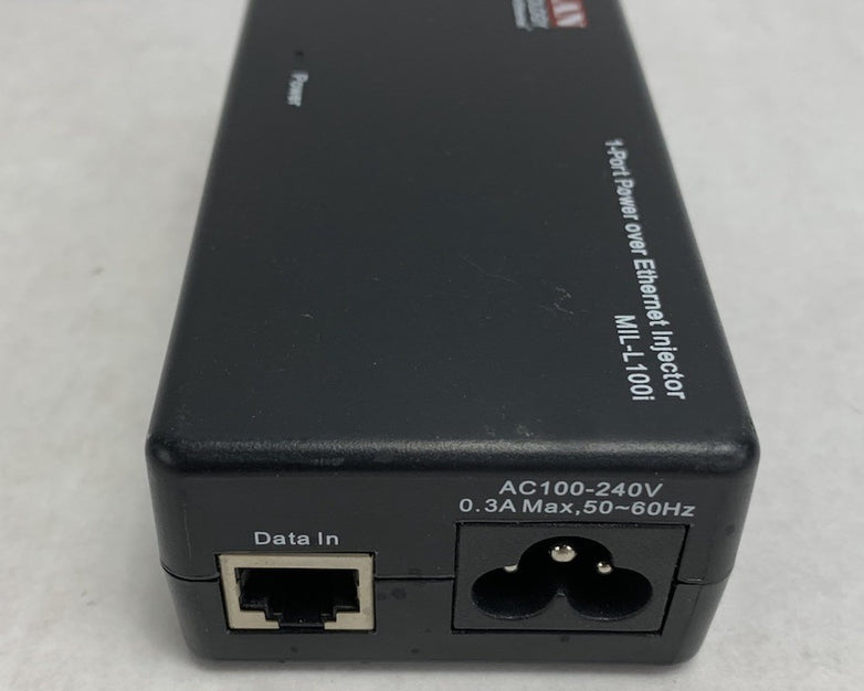 Milan Technology MIL-L100i 1-Port Power over Ethernet Injector
