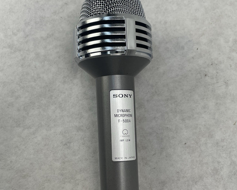 Sony Model F-500/ 500A/ 500S Dynamic Microphone Service Manual