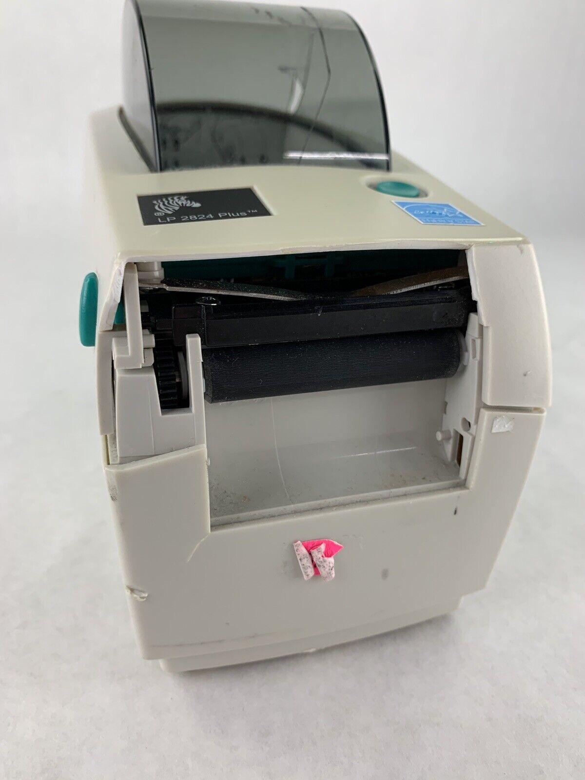 Zebra LP2824 Plus Thermal Printer No Power Supply For Parts and Repair