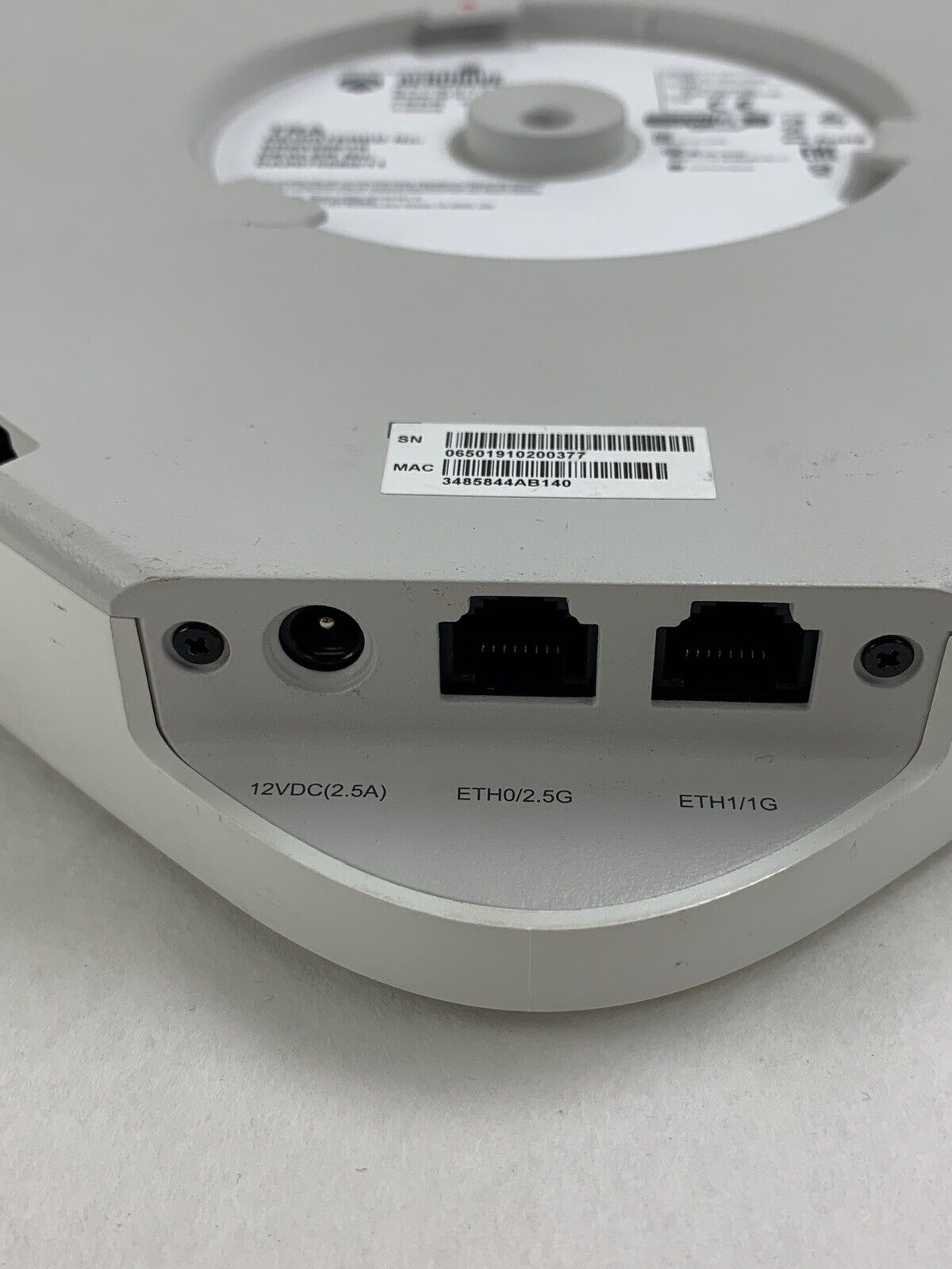 AEROHIVE AP650 Wireless Access Point Tested Reset