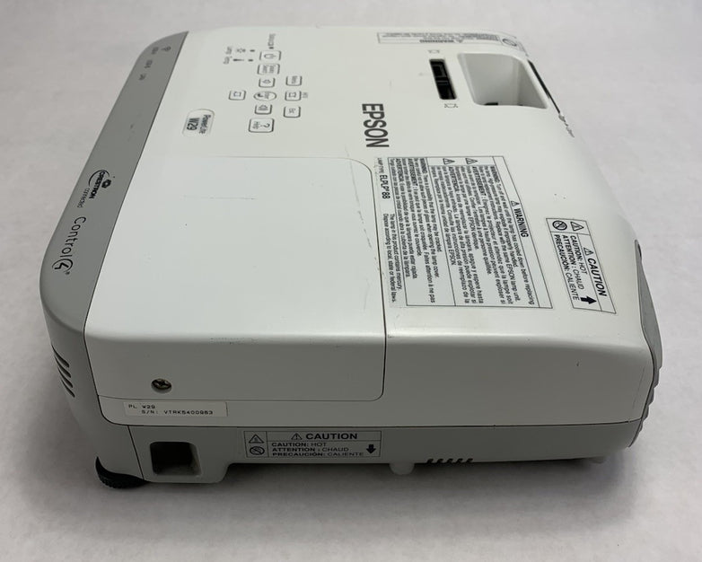 Epson PowerLite W29 H690A LCD Lamp Projector 2724 Lamp Hours - No Remote