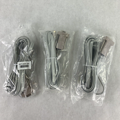 New Lot of 3 Foxconn Console Cable RJ45 to DB9 Female Adapter E124936-D