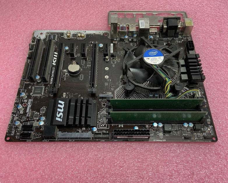 MSI MS-7971 Motherboard Intel Core i5-6600K 3.5GHz 8GB RAM w/Shield
