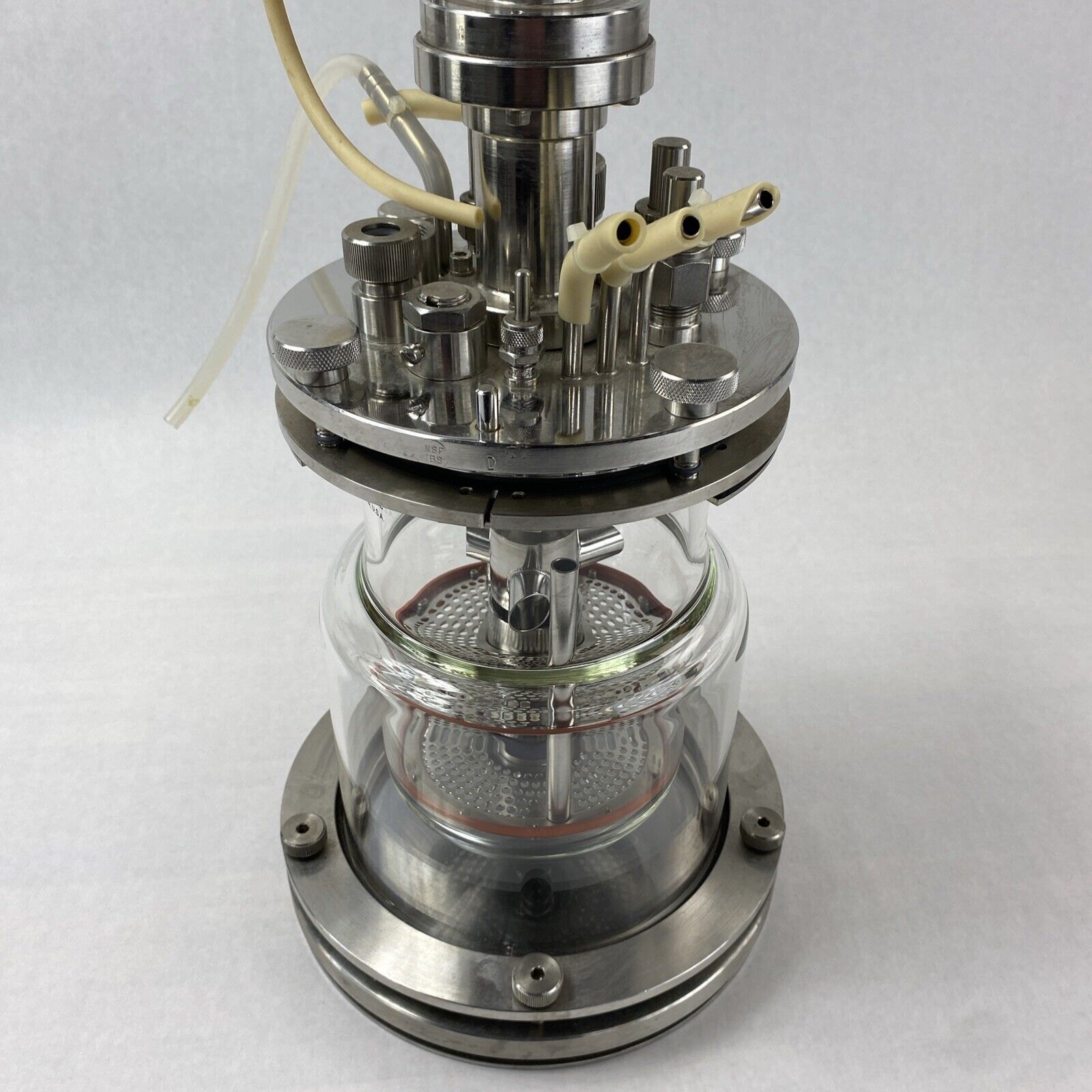 New Brunswick Scientific C842 Glass Jacketed Vessel Bioreactor