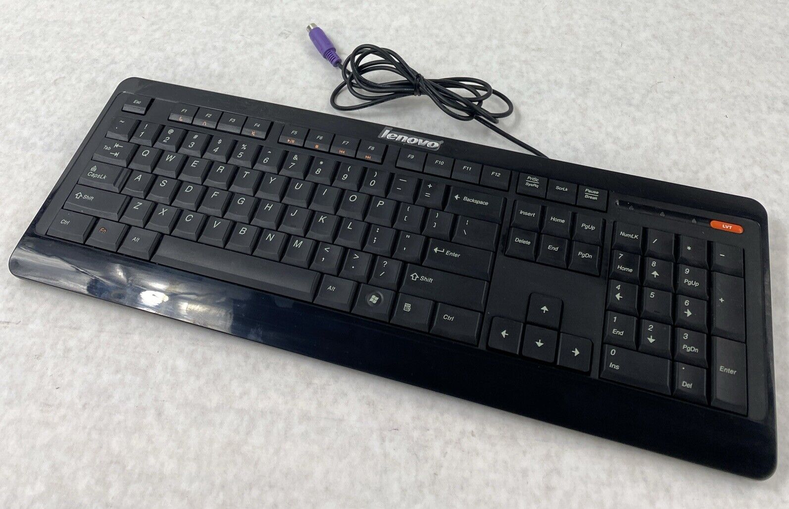 Lenovo LXH-JME2207P PS/2 Desktop Computer Keyboard TESTED Black