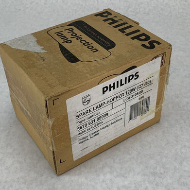 PHILIPS Projection Lamp Hopper LCA 3108 w/ Housing, NEW