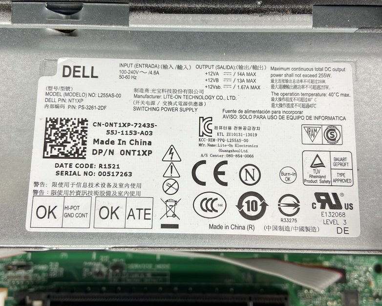 Dell Optiplex 3020 SFF Intel Core i5-4590 3.3GHz 4GB RAM No HDD No OS