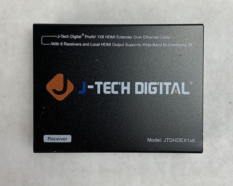 J-Tech Digital JTDHDEX1x8 ProAV 1x8 HDMI Extender Over Ethernet Cable