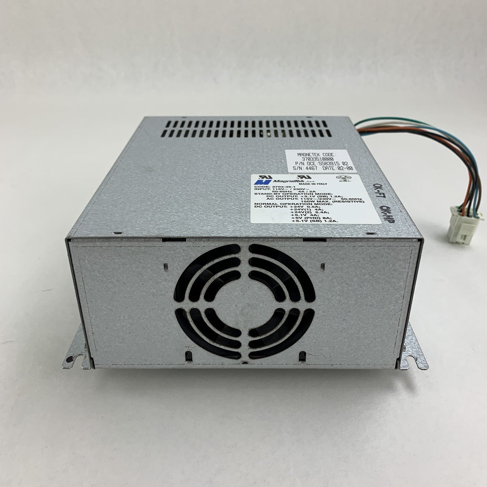 Oce 5583915 02 Magnetek 3703-35-1 230V Voltage Power Supply for OCE 9600