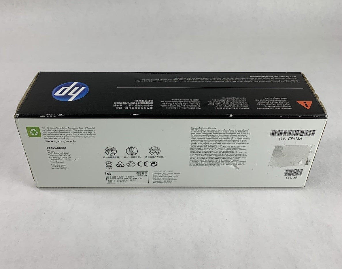 HP LaserJet 410A CF413A Magenta Print Cartridge Exp. July 20195