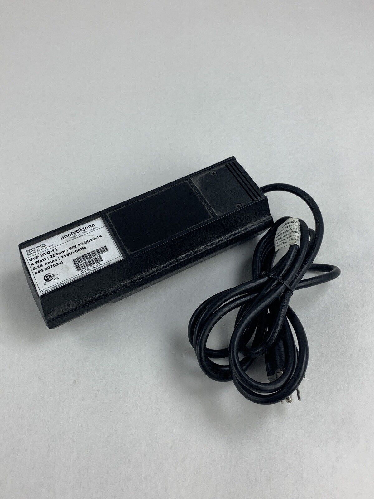 Analytikjena UVP UVG-11 UV Lamp 4-Watt 254nm 95-0016-14 Tested