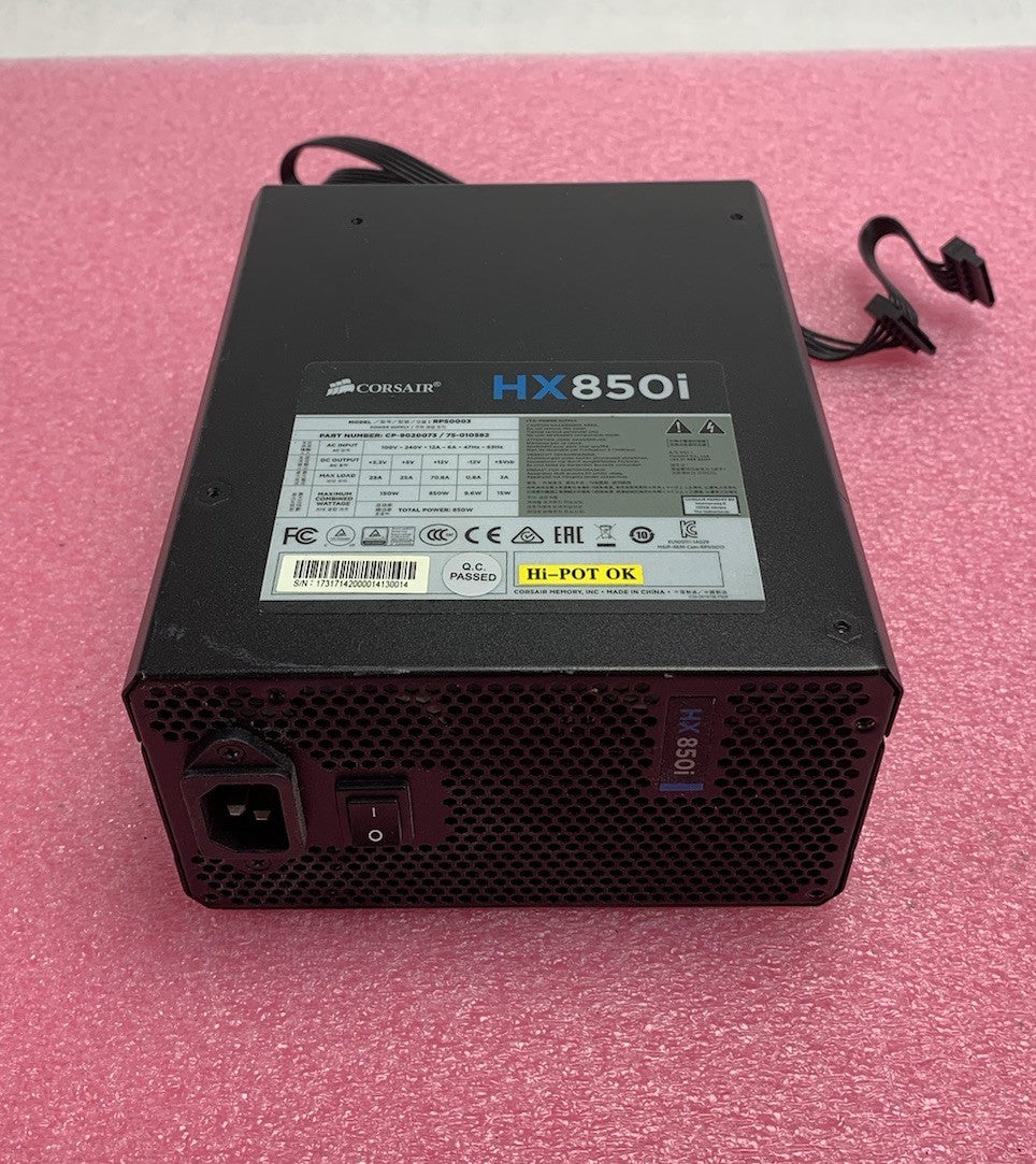 Corsair HX850i RPS0003 850W Power Supply - Missing Cables