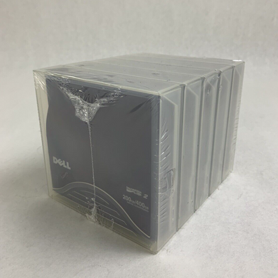 5x New OEM Dell ULTRIUM 2 LTO Data Cartridges 200 GB Native 400 GB Compressed