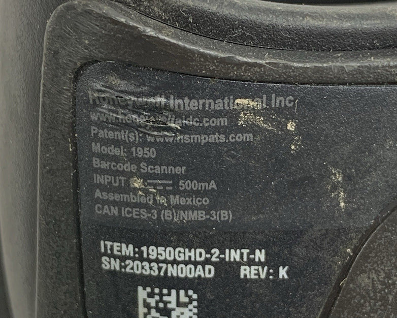 Honeywell 1950 USB-Wired Handheld Scanner (Lot of 3)