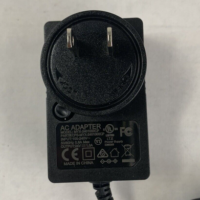 Lot of 5 MYX-2401000CP 24V 1A AC Adapter Power Supply