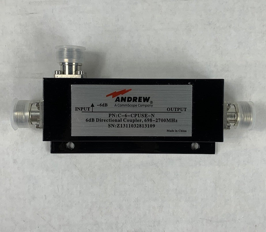 Andrew C-6-CPUSE-N 6dB 698-2700MHz Directional Coupler