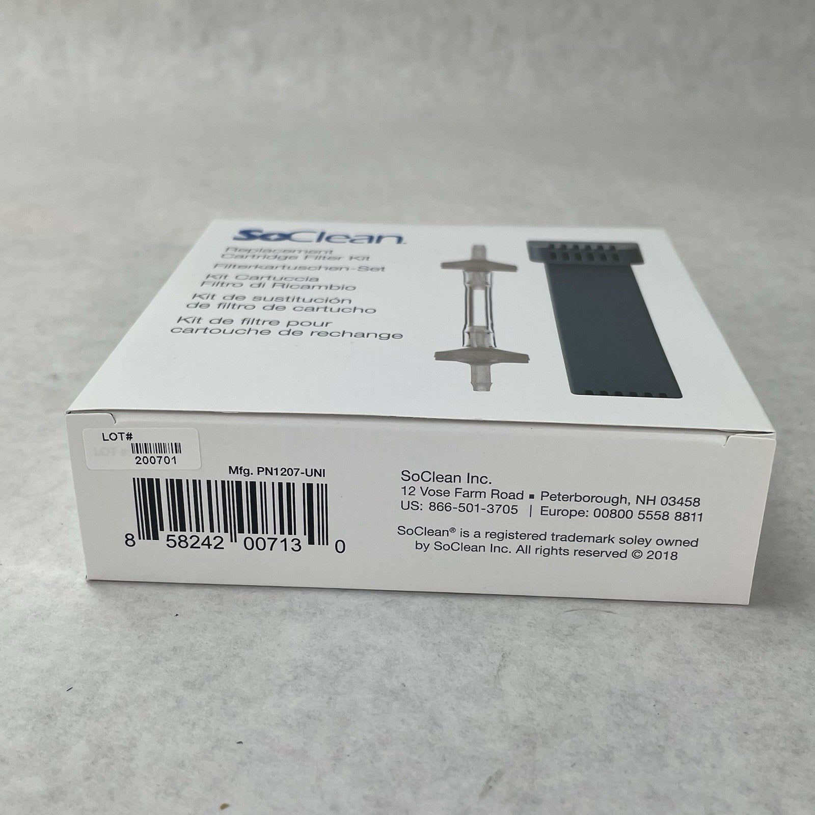 SoClean PN1207-UNI Replacement Cartridge Filter Kit3