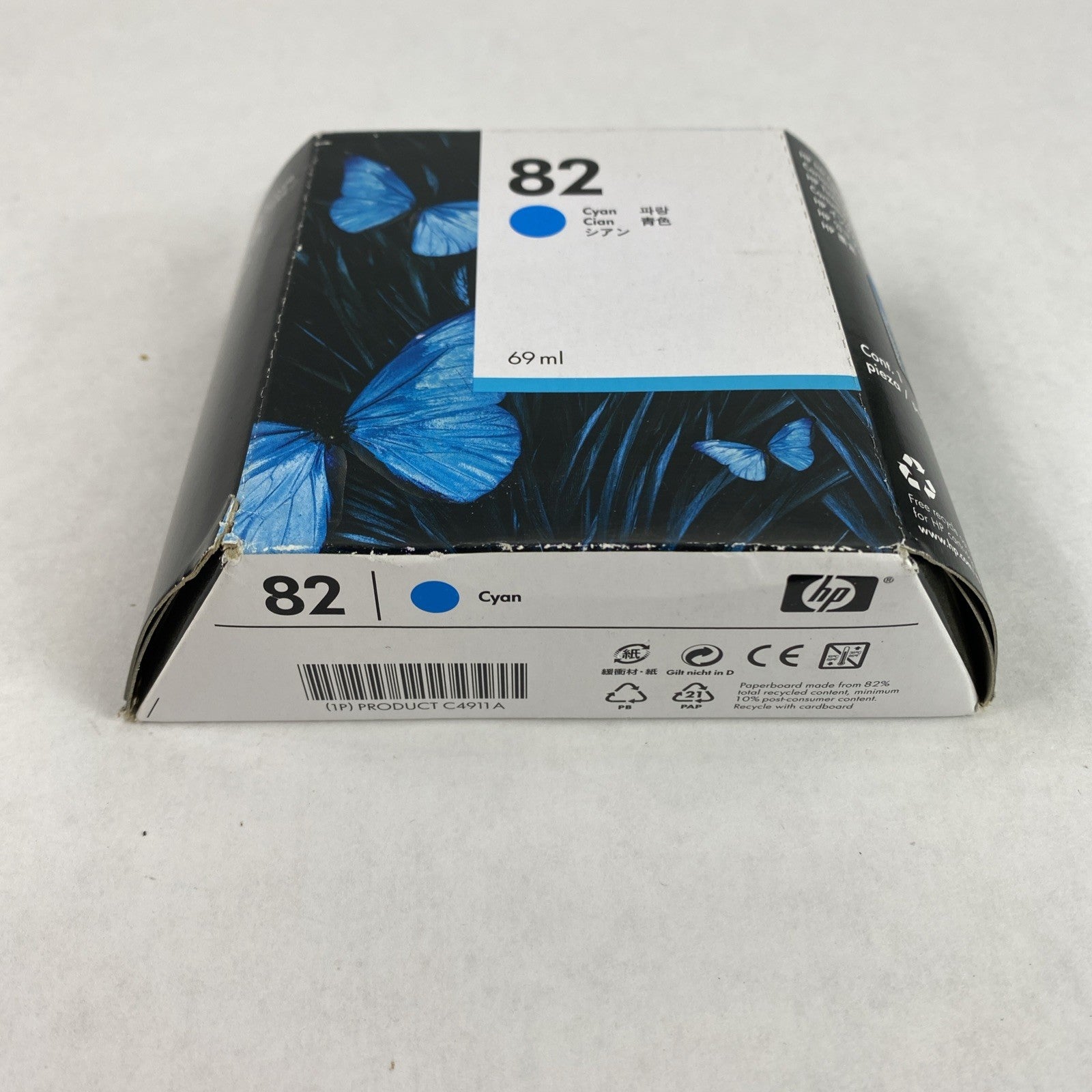 HP 82 Magenta 69ml w/ 82 Cyan 82 yellow Ink Cartridge Lot of 3 9