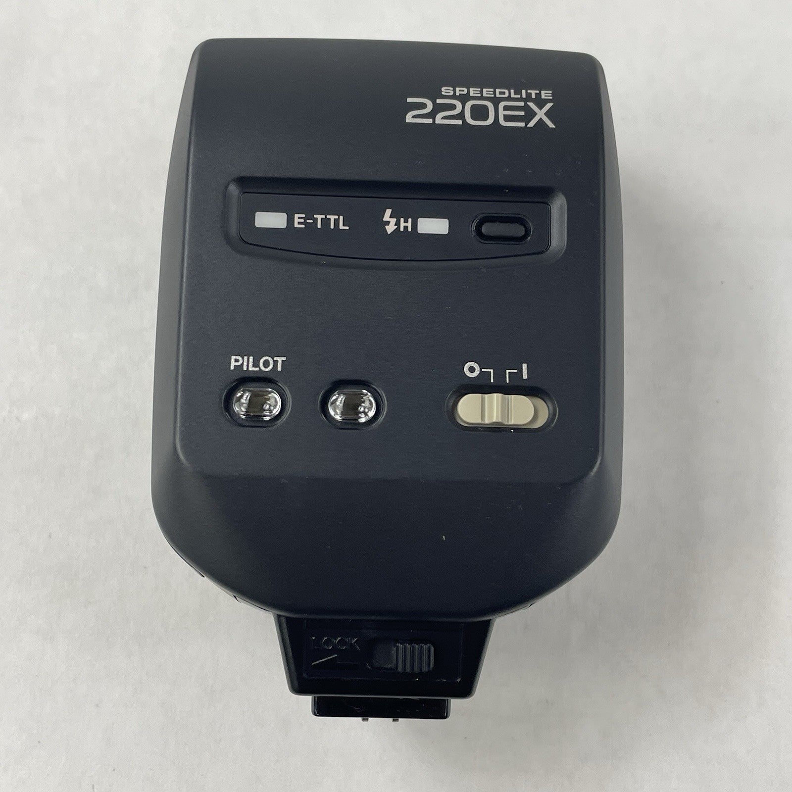 Canon Speedlite 220EX Shoe Mount External Flash w/ Soft Case Untested3