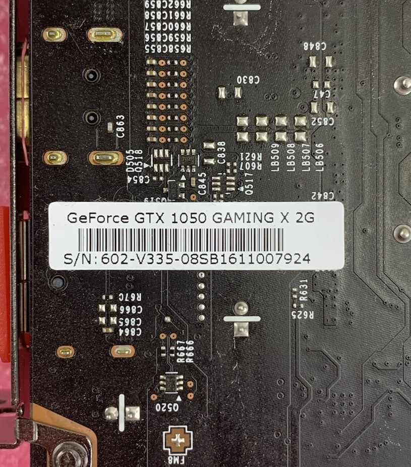 MSi V335 GeForce GTX 1050 Video Graphics Card