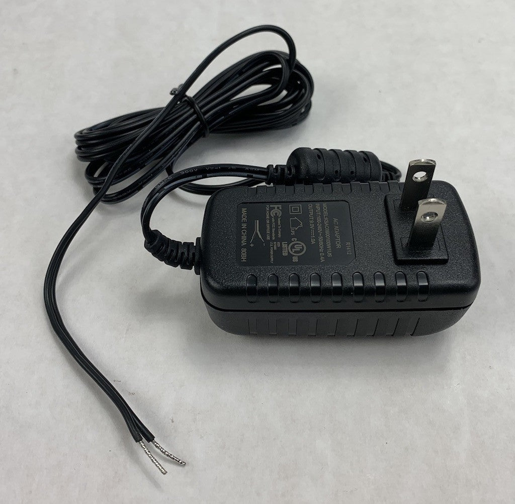 Unbranded KSAC0900100W1US 9V 1A AC Adapter - No Tip (Lot of 6)