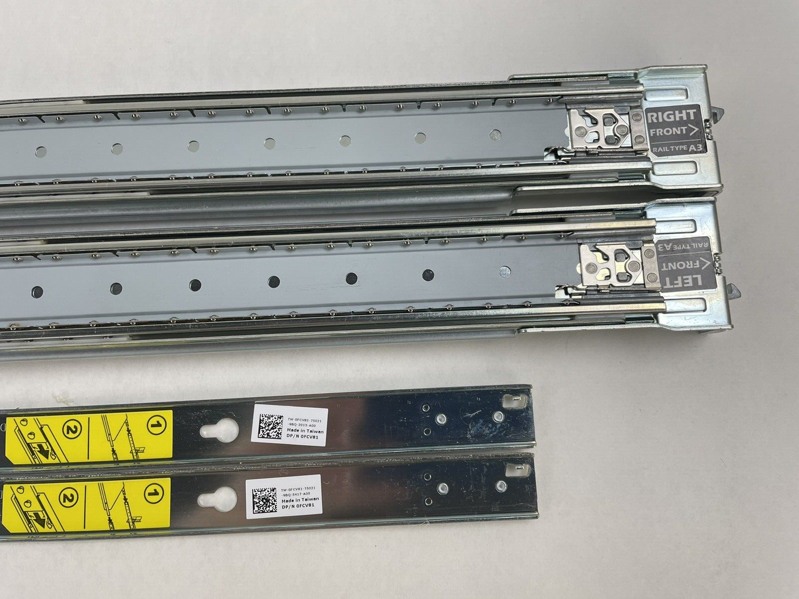 TW-0RGTK7-75021-9BU-2558-A00 1U Slim Sliding ReadyRail Kit DP/N 0RGTK7
