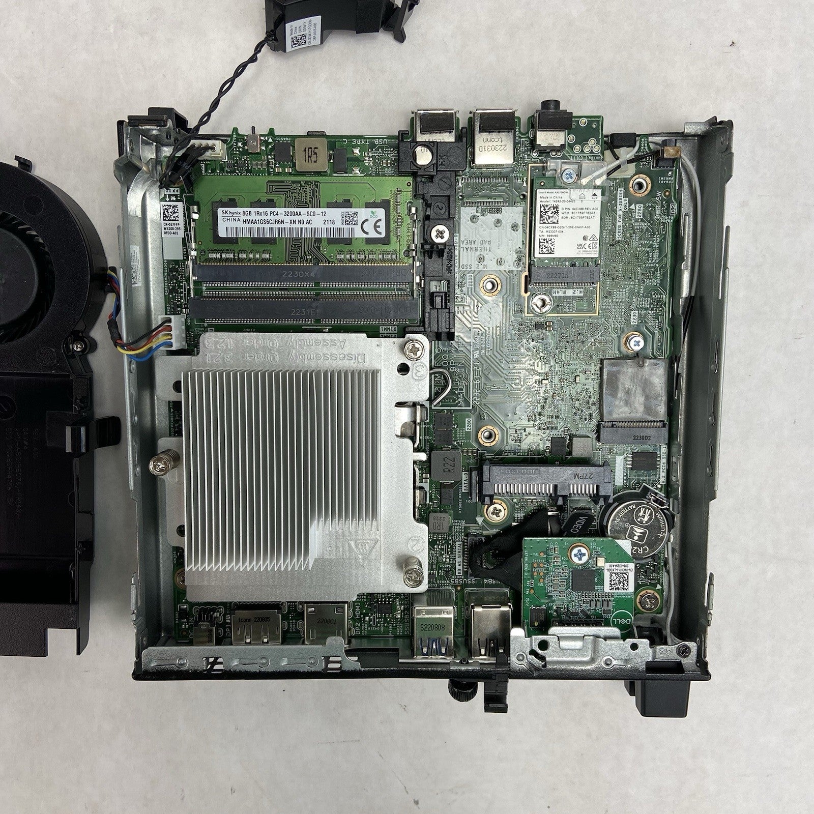 Dell Optiplex 3000 Micro Intel Core i5-12500T 4.4GHz 8GB RAM w/AC No HDD/OS10
