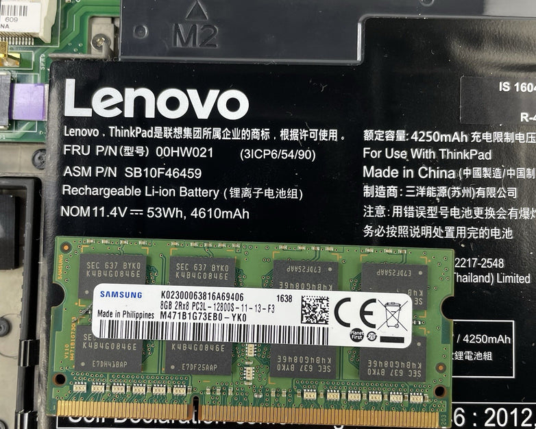 Lenovo ThinkPad Yoga 460 14" i5-6300U 2.40 GHz 8 GB RAM No SSD/OS/AC
