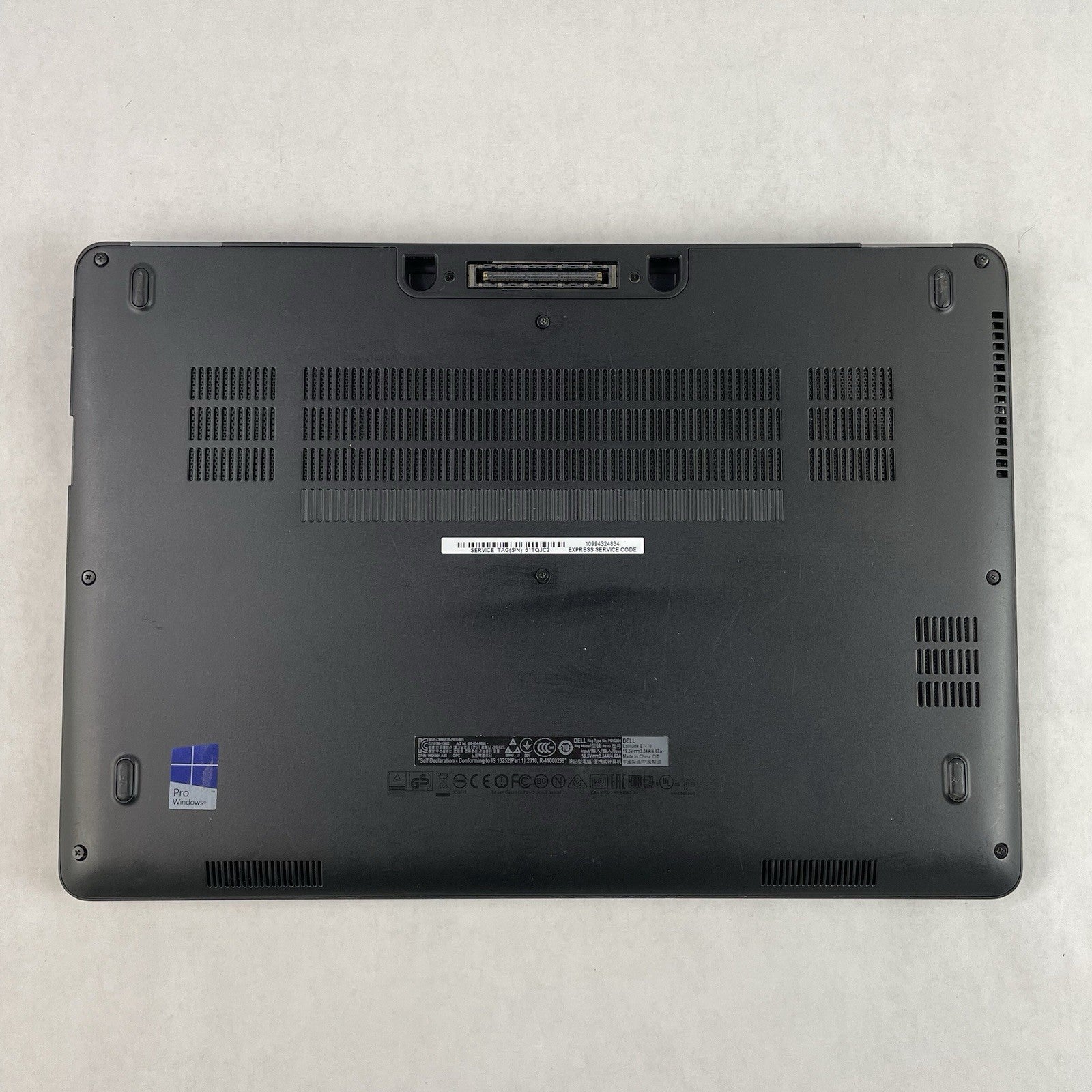 Dell Latitude E7470 14" i7-6600U 2.60 GHz 8 GB RAM No SSD/OS/AC/Battery16