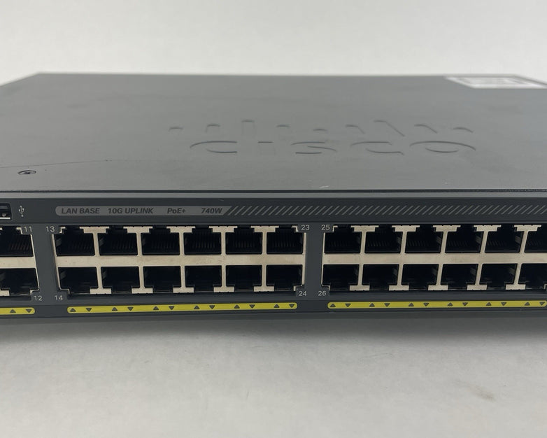 Cisco Catalyst WS-C2960X-48FPD-L V05 48-Port Gigabit Managed PoE+ - Tested
