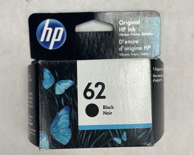 HP C2P04AN  Ink Cartridge Black Noir 62 Office Jet & Envy