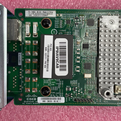 Cisco NIM-1MFT-T1/E1 Multi-Flex Trunk Voice Card 73-14504-06