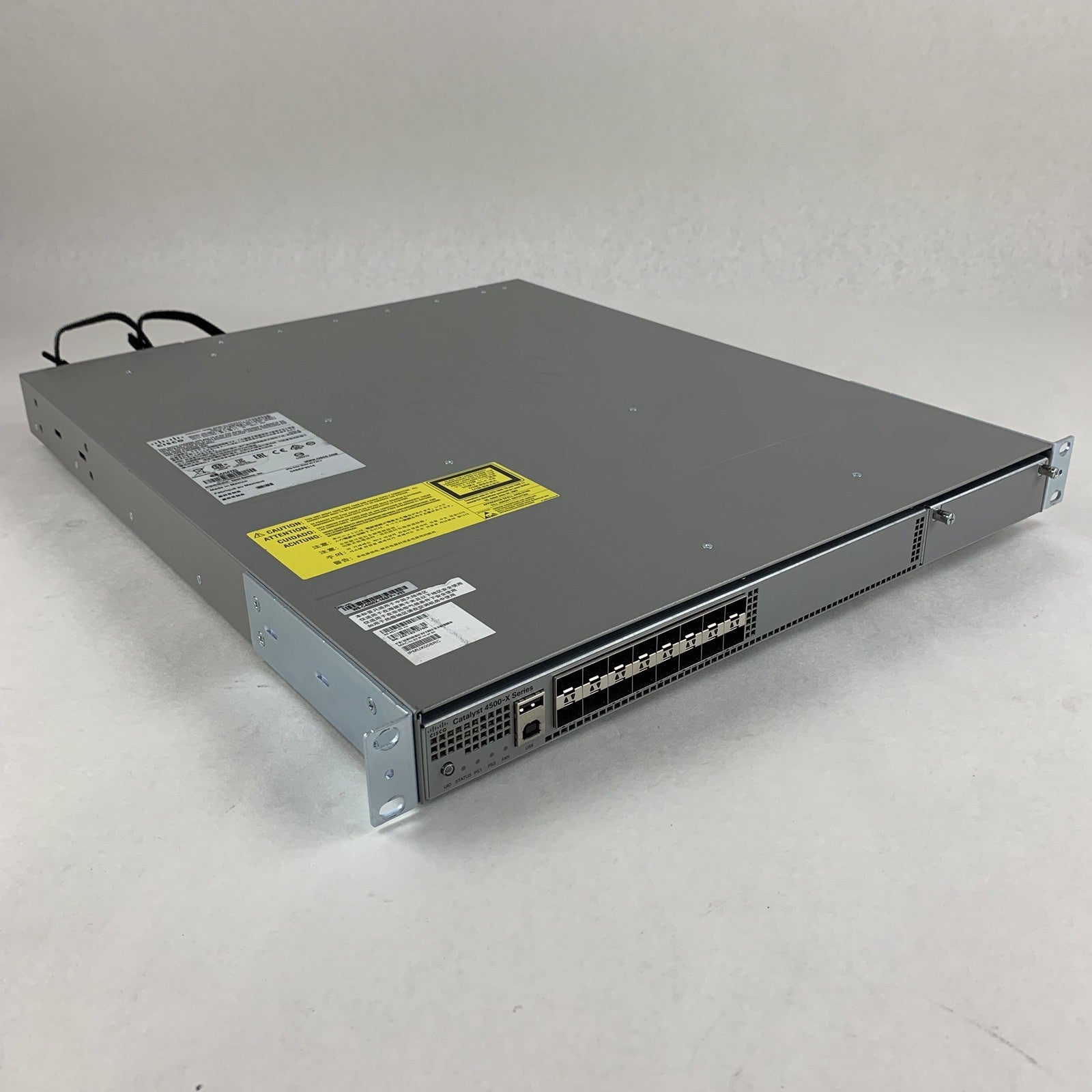 Cisco Catalyst 4500-X Series WS-C4500X-16SFP+ V03 2x PSU Tested Reset