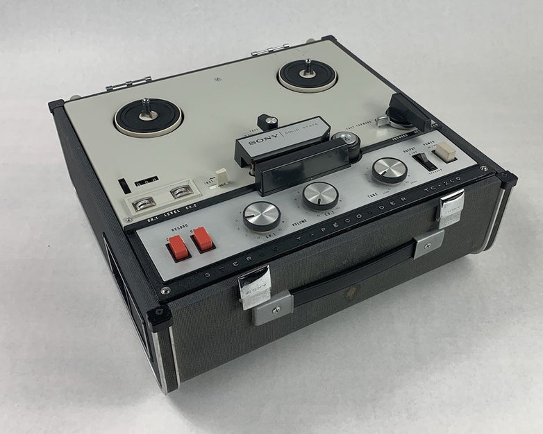 Sony TC-200 Stereo Tapecorder w/ Detachable Speakers - Parts or Repair