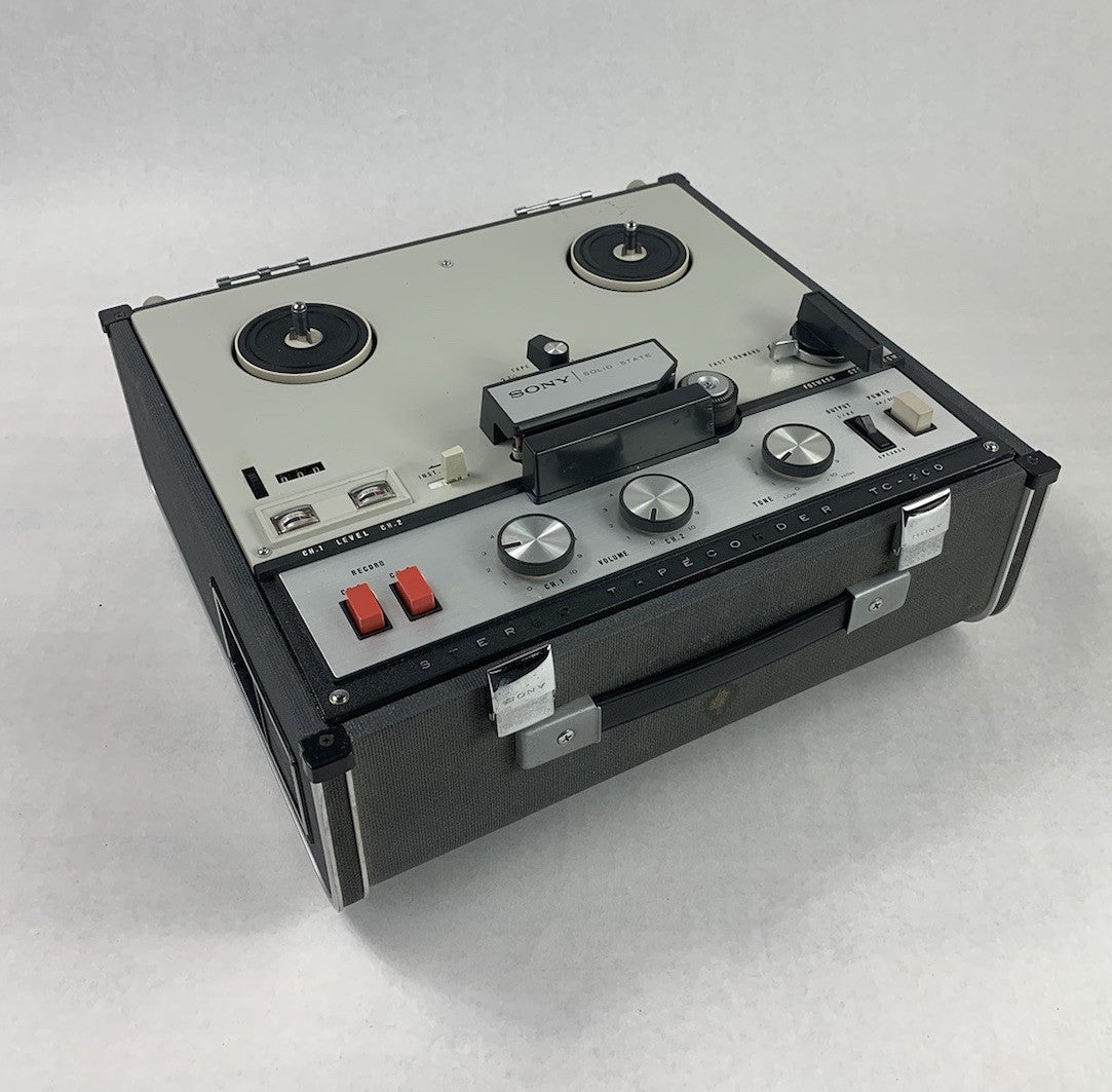 Sony TC-200 Stereo Tapecorder w/ Detachable Speakers - Parts or Repair
