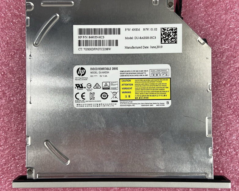 HP DVD/RC REWRITABLE DRIVE DU-8AESH-HC3 Internal Drive