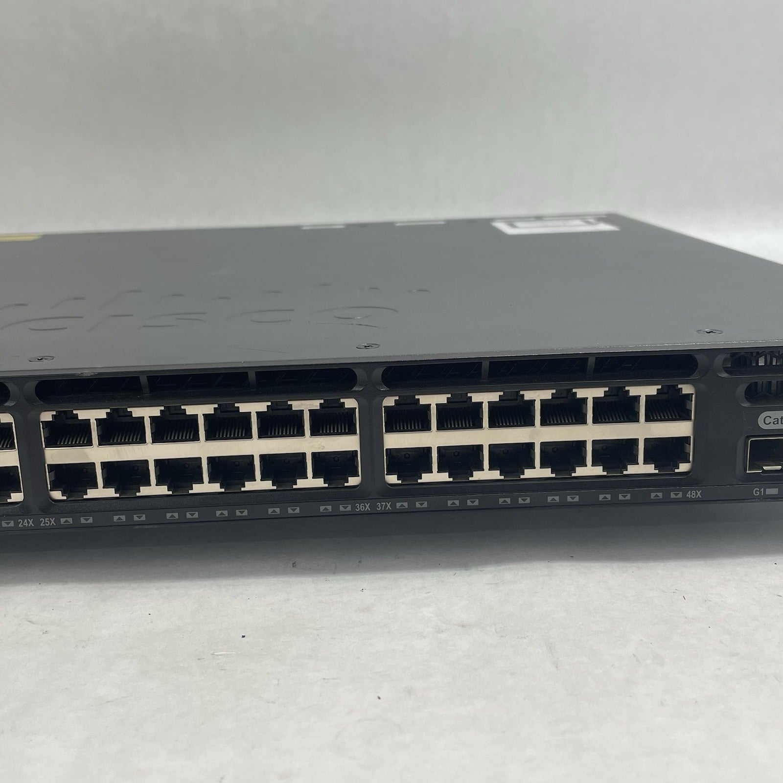 Cisco WS-C3650-48PS-S V02 Tested & Reset 2X PSU3