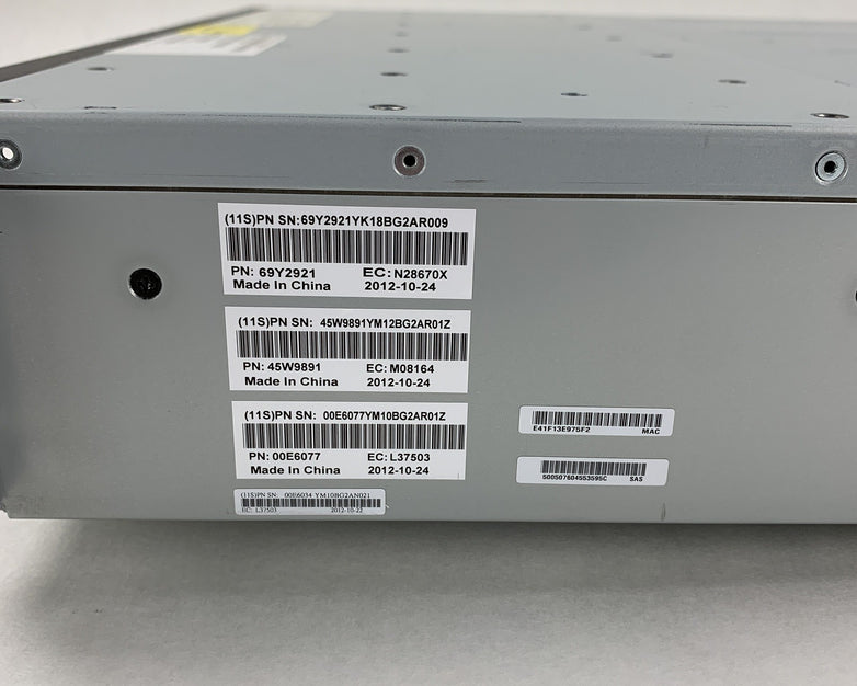IBM 1747-HC2 69Y2921 170-6070-01 System Storage Enclosure Chassis 2x Power Supp