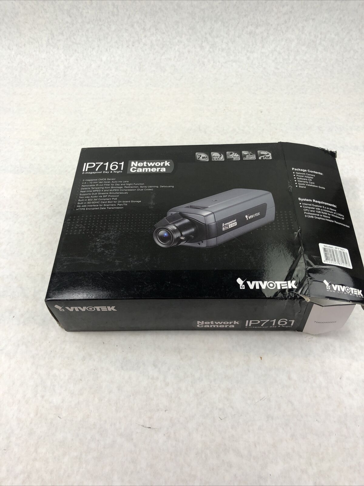 Vivotek Network Camera IP7161 2 MP Day/Night Network Security Camera