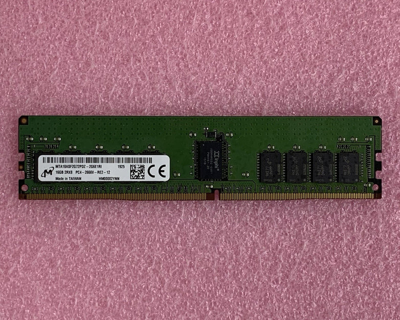 Micron MTA18ASF2G72PDZ-2G6E1RI 16 GB 2Rx8 PC4-2666V ECC DDR4 Server Memory RAM