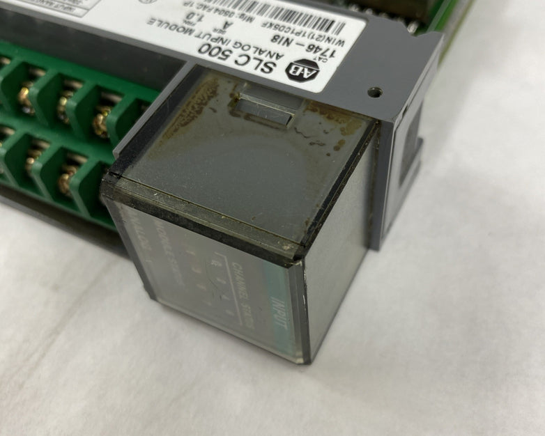 Allen-Bradley SLC500 Analog Input Module 1746-NI8 Ser. A FRN 1.0 - Untested