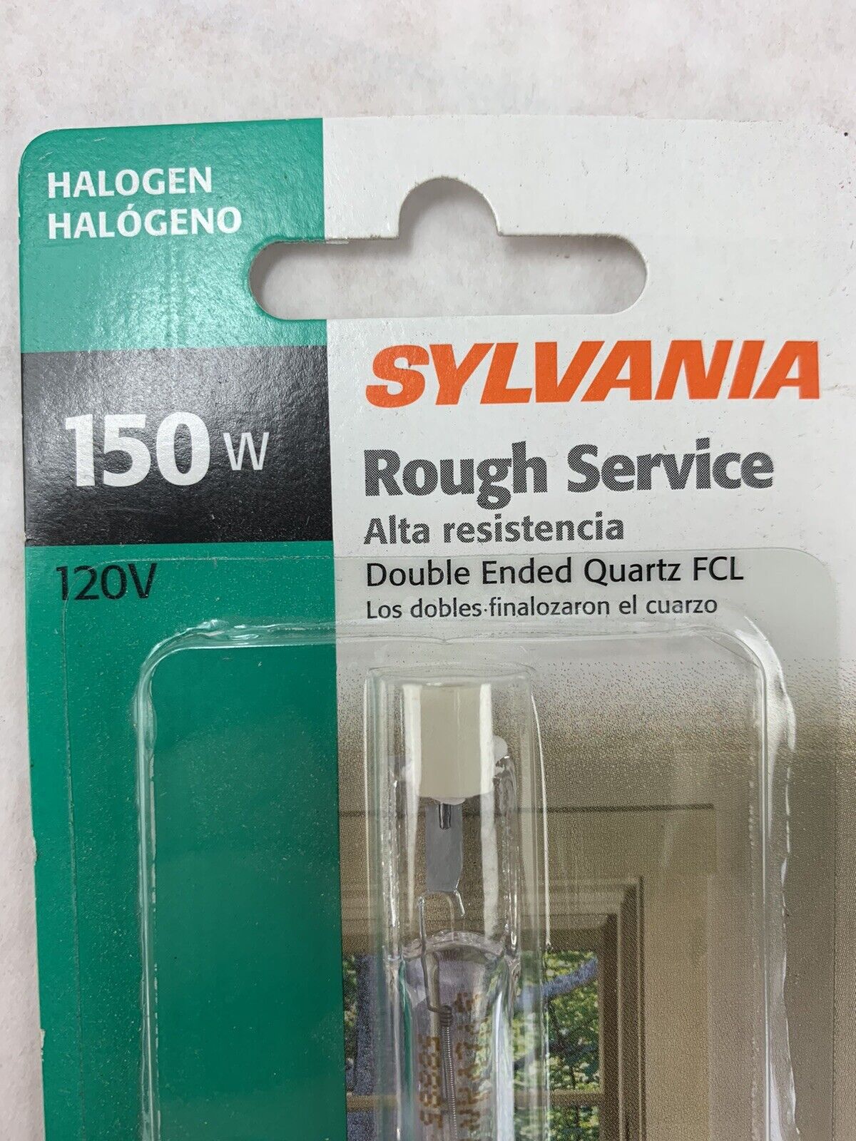 Lot of 2 Sylvania Double Ended Quartz 100w 120v 3 1/8”