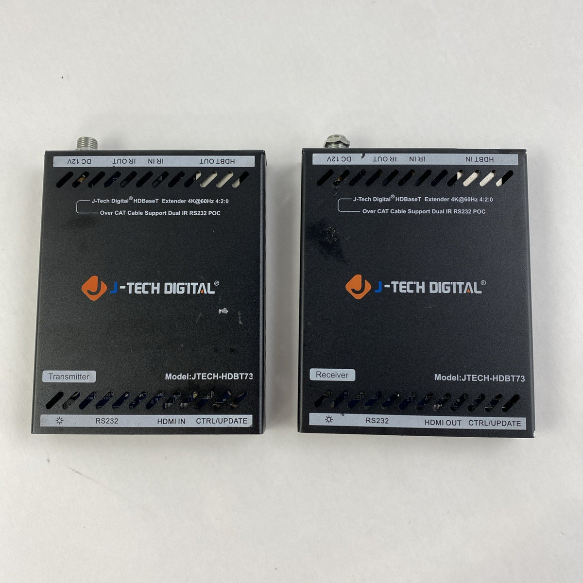 J-Tech Jtech-HDBT73 Digital HDBaseT HDMI Extender Transmitter and Receiver No AC2