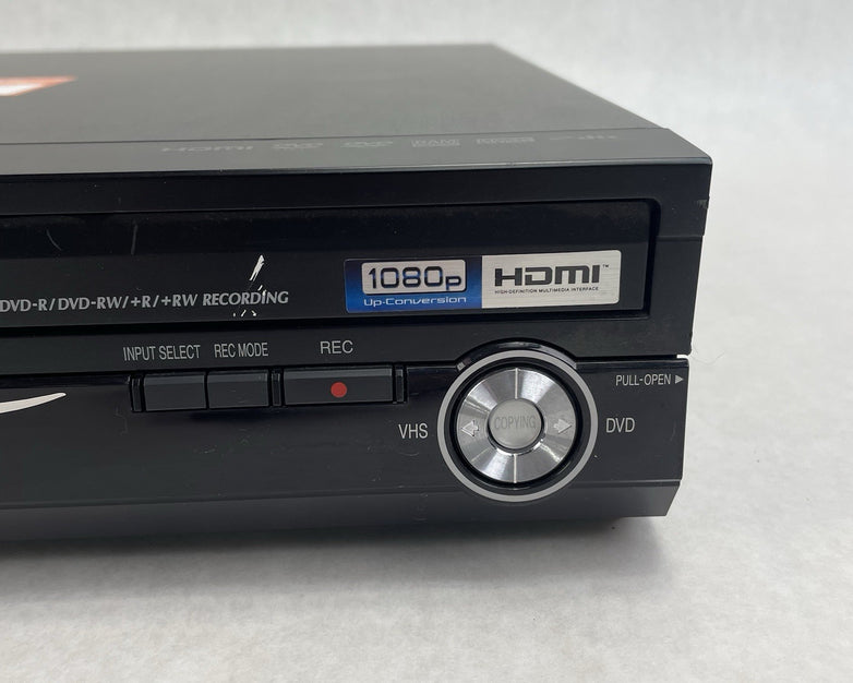 Panasonic DMR-EA38V DVD Recorder VCR Combo HDMI 1080p Tested No Power Cord
