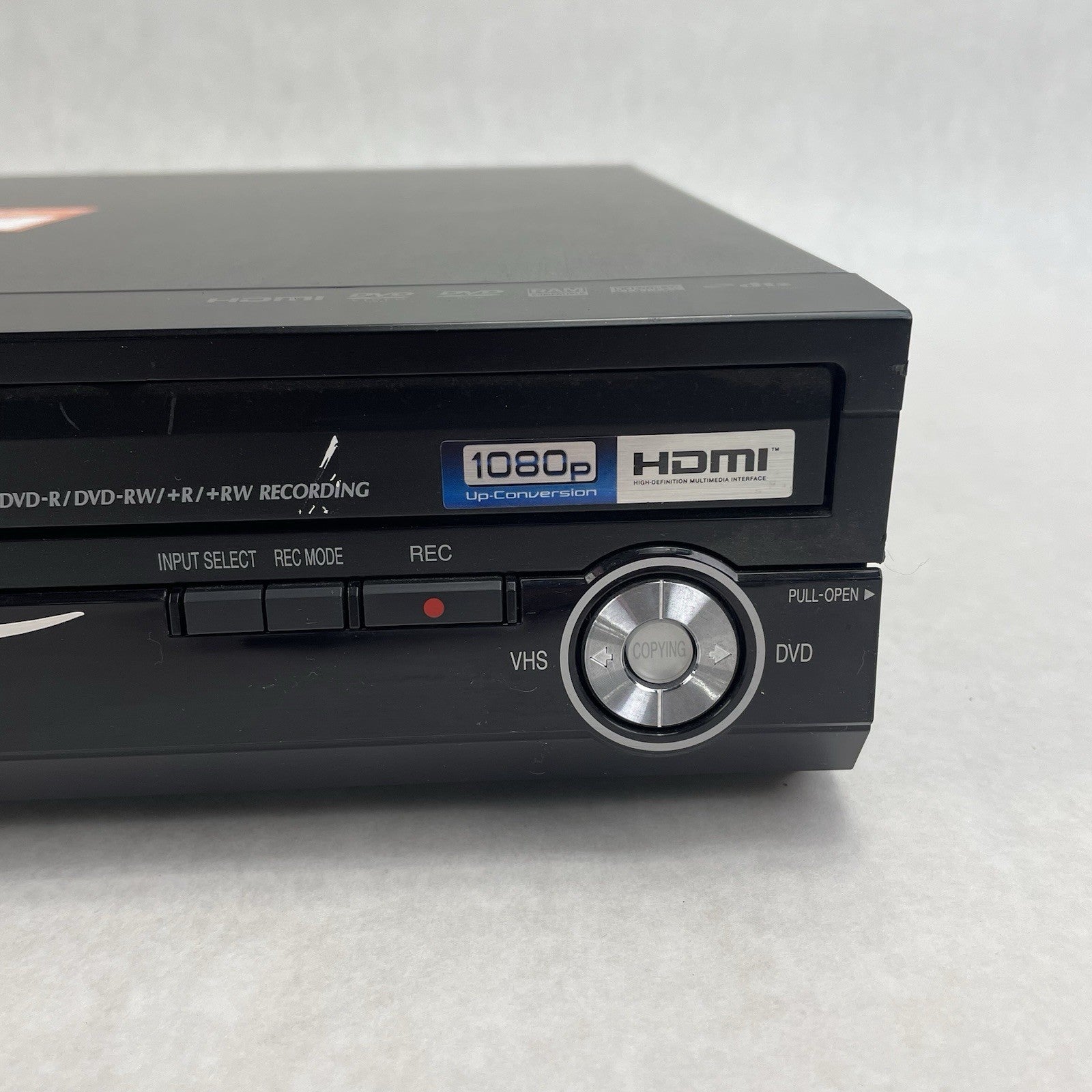 Panasonic DMR-EA38V DVD Recorder VCR Combo HDMI 1080p Tested No Power Cord