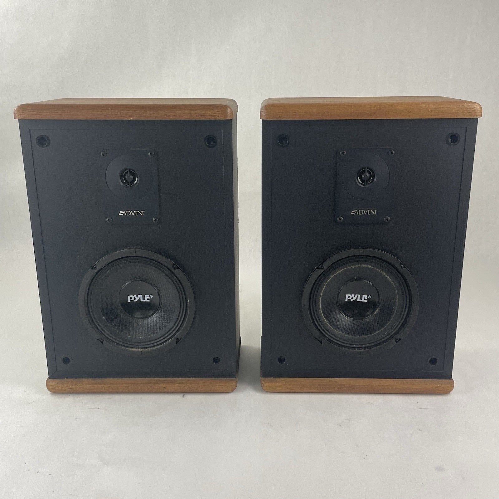 Baby Advent II Bookshelf Speakers Tested Pyle Woofers2