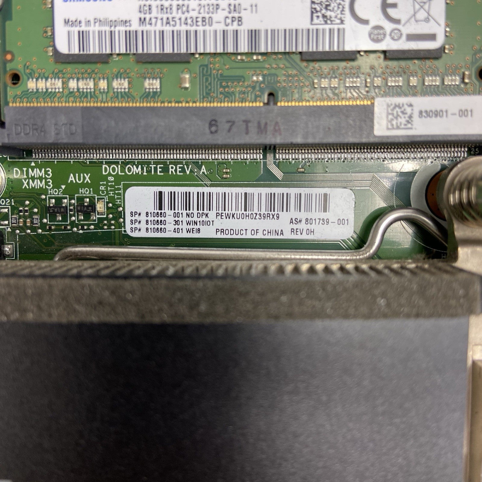 HP EliteDesk 800 G2 MFF Intel Core i5-6500T 2.5GHz 8GB RAM No AC/HDD/OS10